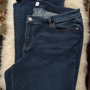Lane Bryant mid rise boot blue jeans 22S